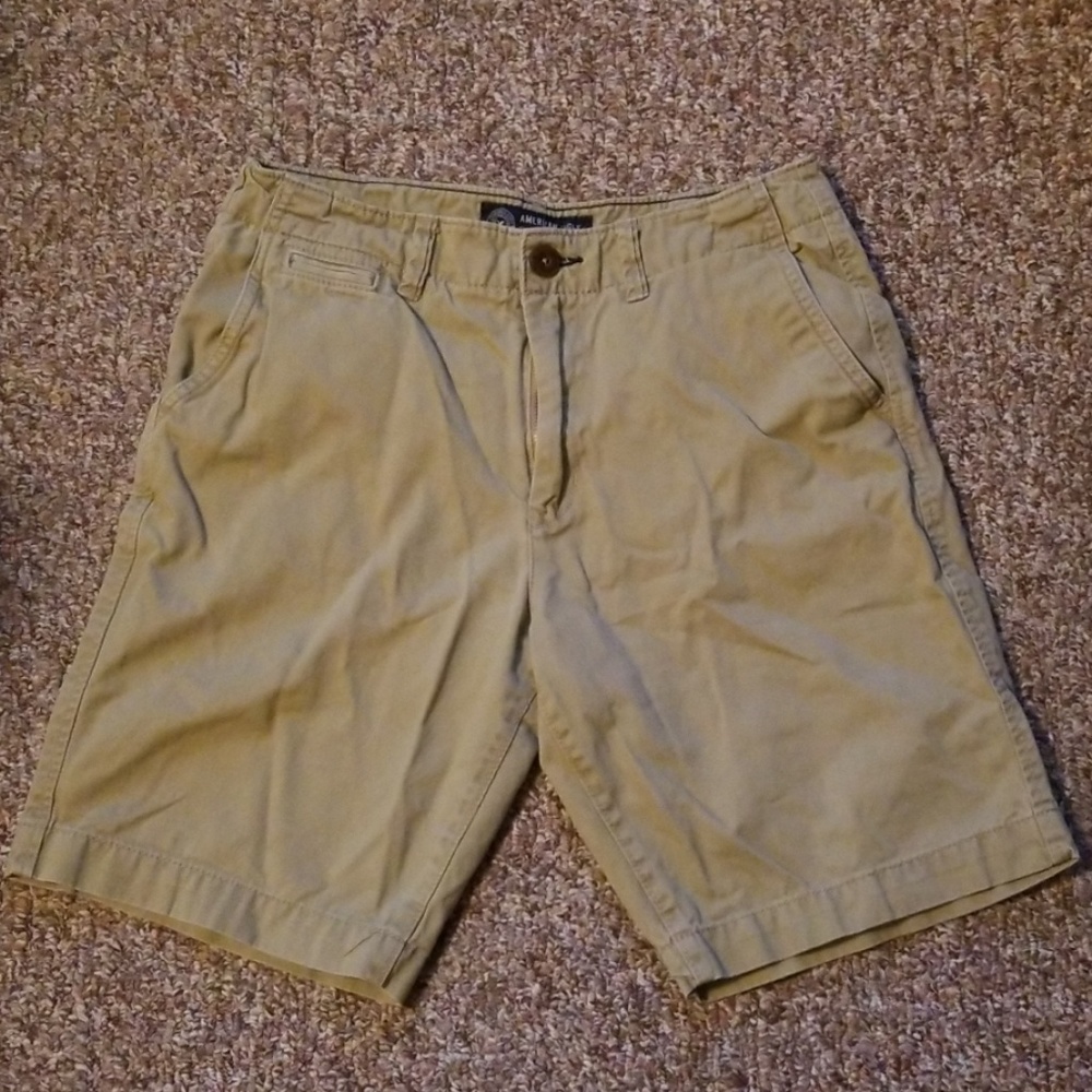 AEO Mens Khaki Shorts